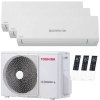 Klimatizácia Toshiba Shorai Edge white multisplit 3x 2,5kW + vonkajšia 5,2kW
