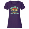 Bicykel je môj psychológ. - Fialová , Dámske , L