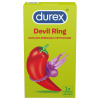 Durex Little Devil - vibračný erekčný krúžok (fialový)