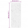 vidaXL Shaggy koberec PAMPLONA, vysoký vlas, čierno krémový 80x200 cm - Viacfarebný - 90385-44676