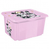 Keeeper Box Minnie Mouse love 45l ružová/púdrová