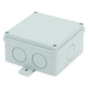 K100U-2S - Rozbočovacia krabica na povrch, 106x106x61mm, IP65, šedá