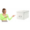 Leitz Click&Store Wow box štvorcový biely A4