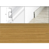 Plastové lišty soklové na podlahy EF005 - 60 x 20 mm, dub, EF-7041