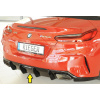 Rieger vložka zadného nárazníka pre BMW Z4 G29, G4Z roadster, plast ABS lakovaný do čiernej lesklej farby