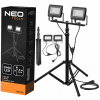 Záhradné halogény - NEO Double Righlight 2x50W SMD LED 9000LM 1,8 m 99-062 (NEO Double Righlight 2x50W SMD LED 9000LM 1,8 m 99-062)
