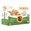 IAMS kapsičky, 48 x 85 g - 36 +12 zadarmo - Adult Land Mix - v omáčke