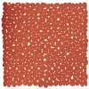 Spirella Protišmyková podložka do sprchy GALETS, terakota, 53 x 53 cm