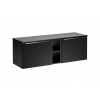 ArtCom Kúpeľňová skrinka s doskou SANTA FE Black D140/1 | 140 cm