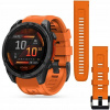 Silikónový remienok oranžový pre Garmin Fenix 8 47mm AMOLED /Solar / E