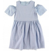 Dievčenské šaty - Mini Husta a Claire jednoduché šaty Veľkosť 134 (Hust a Claire Blue Dress 134 1Abf)