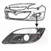 Mriežka nárazníka Opel Astra J ACI 3753593 (Mriežka nárazníka Opel Astra J ACI 3753593)