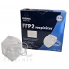 BIOMIC Respirátor FFP2 NR D bez ventilu, jednorazový, biely 1x10 ks