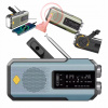Radio Awaryjne FM AM WB Korba Solar USB Powerbanka 2000 mAh Baterka Modrá