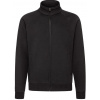 Fruit of the Loom F622280 pánska mikina na zips čierna - veľkosť S