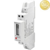 Qoltec 50993 Jednofázový elektronický elektroměr Qoltec | Měřič spotřeby energie na DIN lištu | 230V | 30A | LCD | 1P (Elektronický měřič spotřeby energie pro montáž na lištu DIN 35 slouží k průběžném