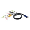 ATEN 2L-5302U KVM kábel Čierna 1,8 m (2L-5302U)