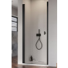 RADAWAY NES BLACK DWJ I 70cm ľavé dvere do niky, profil čierny, sklo číre, 10026070-54-01L