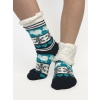 Dámske termo vlnené ponožky OVEČKA v modrej farbe, VYBRAŤ VEĽKOSŤ BIELIZNE 35 - 38