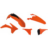 sada plastov, RTECH (oranžovo-čierna, 5 dielov,vr. krytov vzduch filtra) KTM EXC