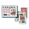 Canasta spoločenská hra - karty 108ks v plastovej krabičke 12,5x10,5x2cm