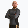 Pánsky rashguard s dlhým rukávom HOOK FIGHTING Base čierny