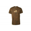 Trčko Geoff Anderson Organic Tee leaf oranž logo - Velikost: XXXXL