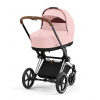 Cybex Priam Set Peach Pink Comfort Podvozok: Chrome/Brown