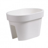 PROSPERPLAST Kvetináč na zábradlie LOFLY RAILING biela 39,6cm