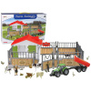 Lean Toys Súprava na zostavenie Farmy traktor zvieratká figúrky