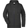 James&Nicholson Dámska mikina JN8025 Black 3XL