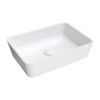 Omnires Parma M+ umývadlo 50x35 cm obdĺžnik pultové umývadlo biela PARMAUNBP