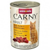 Animonda CARNY ADULT hovädzie kuracie mäso kačacie srdcia 400 g