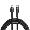 Baseus CATKLF-GG1 Cafule Kábel USB-C 60W 1m Gray/Black (6953156285200)