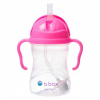 b.box hrnček so slamkou ružový 240 ml