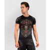Pánský rashguard - funkční triko Venum Santa Muerte 5.0 - krátké rukávy - Deep Black/Gold Velikost: L