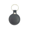 Prístupový čip - Mifare Classic 1K kožený prívesok čierny, štýlový rfid nfc čip v podobe koženého prívesku