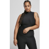 Urban Classics Dámske rolákové body Ladies Sleeveless Rib Turtleneck Body Farba: Black, Veľkosť: 5XL