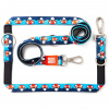 Max&Molly Multi-Leash Frenzy the Shark - odnímateľné vodítko pre psa, zaujímavý vzor, 200cm - S