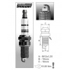 BRISK zapaľovacia sviečka P10 rad Premium Iridium +, BRISK M231-106