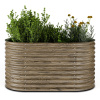 Blumfeldt High Grow vyvýšený záhon, 913 L, Ergonomický, Odolný voči poveternostným vplyvom, Oválny (GDMB4-BL-HG-Wood-160)