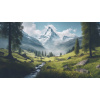 Obraz – Švajčiarske hory Príroda – AiArt 16:9