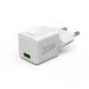 Rýchlonabíjačka, USB-C, supermini nabíjačka, PD, 20 W, biela - HAMA 00201980