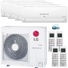 Klimatizácia LG Deluxe multisplit 4x 2,6kW + vonk.j. 7kW