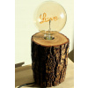 Oak -Trunk Lamp - Láska dekoratívna žiarovka - Fakły (Kufor dubovej lampy - Dekoratívna žiarovka LOVE - FAKTY)