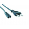 Gembird kábel sieťový 220V/230V, 1,8m pre notebook NTB, 2pin,