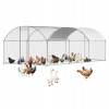 VEVOR Klietka pre sliepky 3x6x2M Odolná voči poveternostným vplyvom s dvojitou strechou