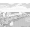ZUTY Bodkovanie - VEČERNÁ PANORAMA MESTA VIESTE Rámovanie: vypnuté plátno na rám, Rozmer: 80x100 cm