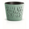 kvetináč 12,8cm SANDY ROUND DSR130-623U šalvia plastový PROSPERPLAST
