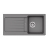 SCHOCK Typos - Granitový drez, 86x44 cm, s ovládaním odtoku, Croma TYPD100SAGCR